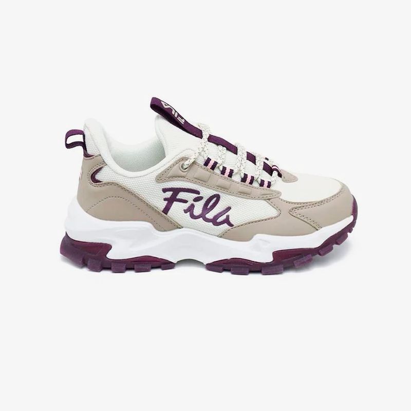 Tenis Fila Ws Vtr Classic Mujer Beige Morado