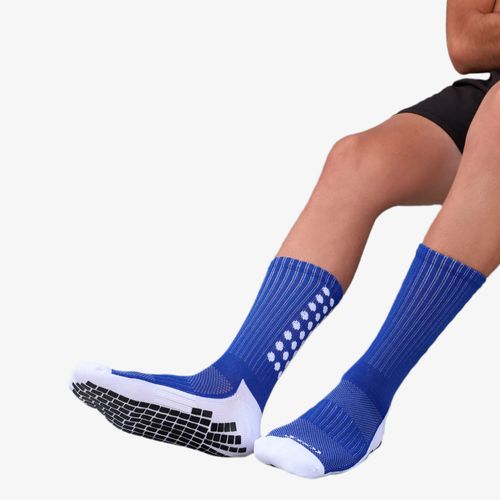 Medias Jogo Futbol Anti-Slip Hombre Azul