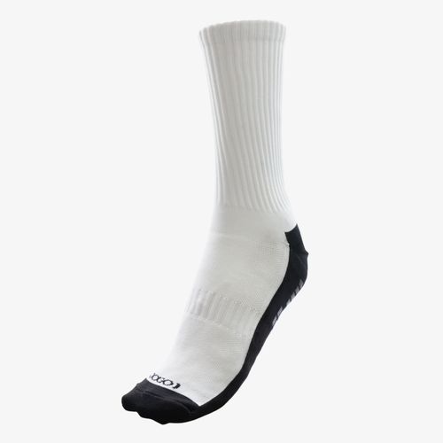 Medias Jogo Futbol Cani-Anti-Slip Hombre Blanco Negro