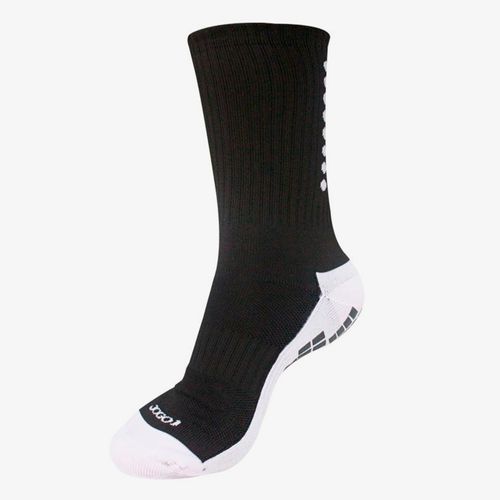 Medias Jogo Futbol Cani-Anti-Slip Hombre Negro Blanco