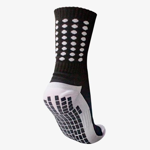 Medias Jogo Futbol Cani-Anti-Slip Hombre Negro Blanco