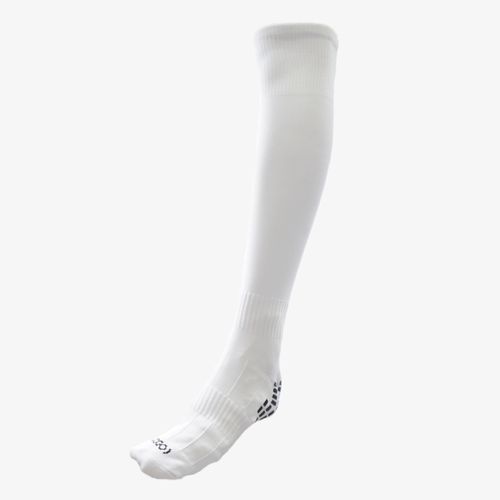 Medias Jogo Futbol Larga Anti-Slip Hombre Blanco Negro
