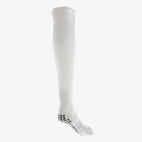 Medias Jogo Futbol Larga Anti-Slip Hombre Blanco Negro
