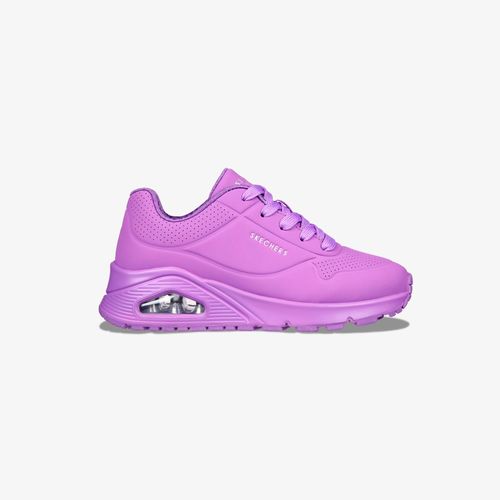 Tenis Skechers Glen 1 Neon Niña Morado