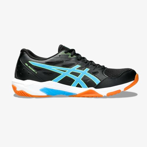 Tenis Asics Indoor Hombre Negro Azul