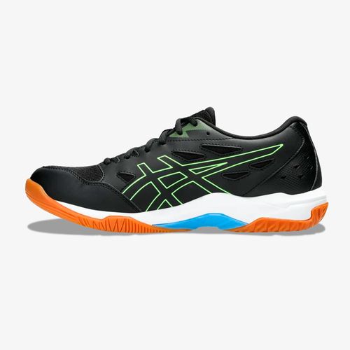 Tenis Asics Indoor Hombre Negro Azul