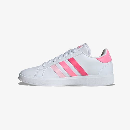 Tenis Adidas Ground Court Base Mujer Rosado