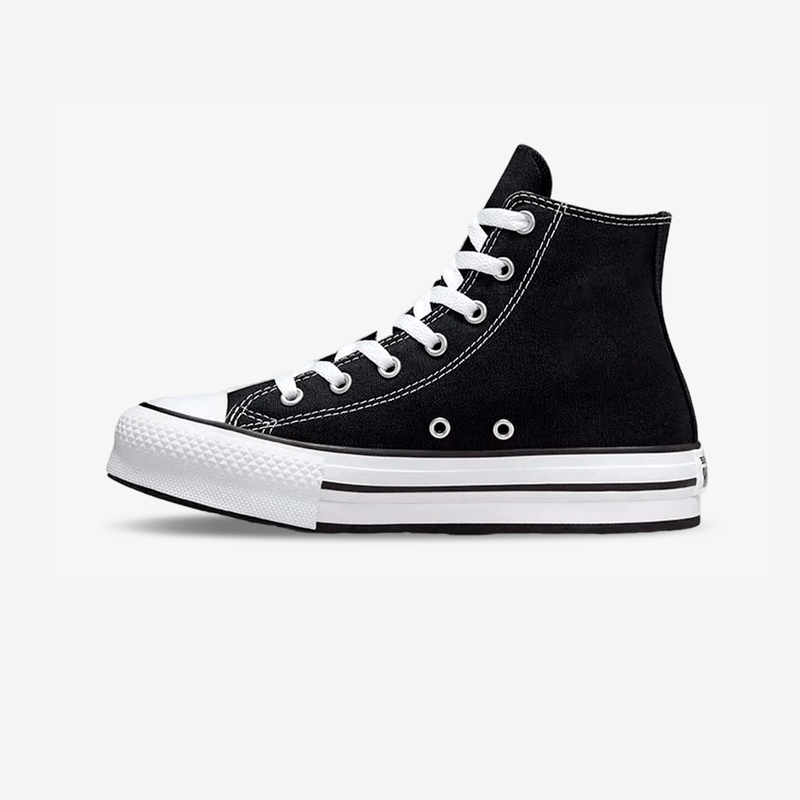 Converse bota negro mujer sale