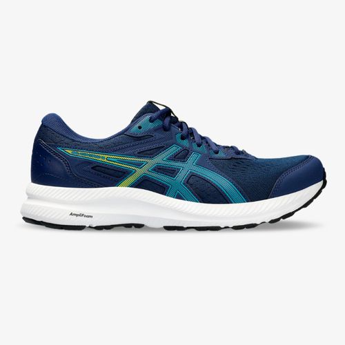 Tenis Asics Gel Contend 8 Hombre Azul Amarillo