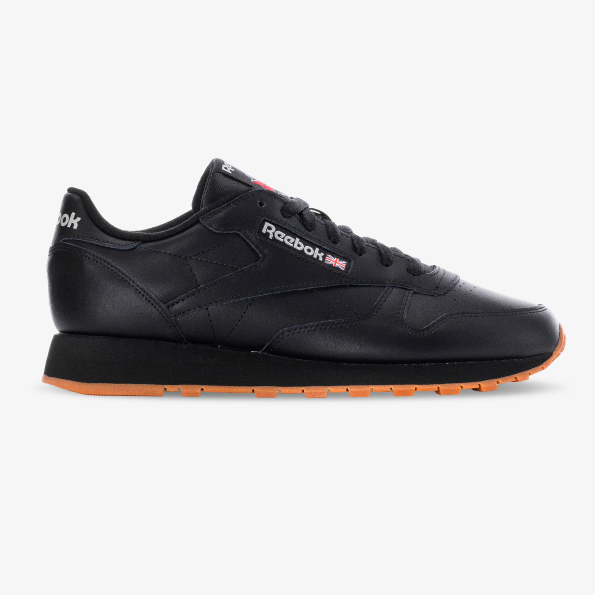 Tenis Reebok Leather Hombre Negro