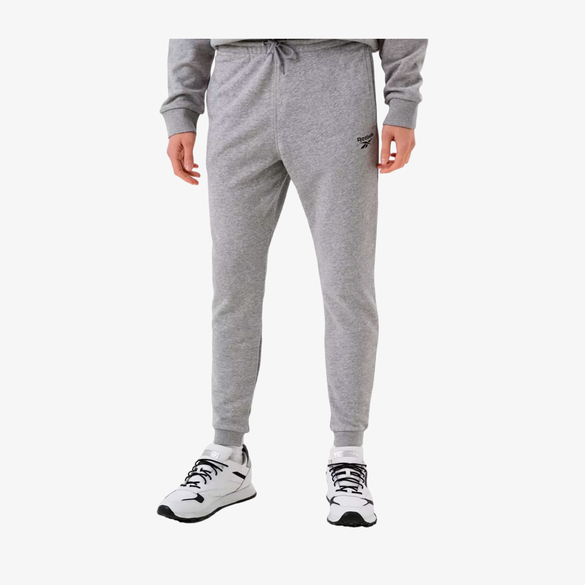 Sudadera Reebok Jogger Hombre Gris