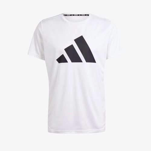 Camiseta Adidas Run It Hombre Blanco