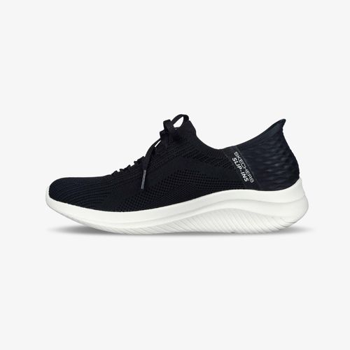 Tenis Skechers Ultra Flex 3.0 Mujer Blanco Negro