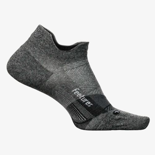 Medias Feetures Elite Light Unisex Gris Negro