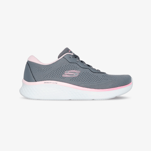 Tenis Skechers Skech Lite Mujer Gris Rosado