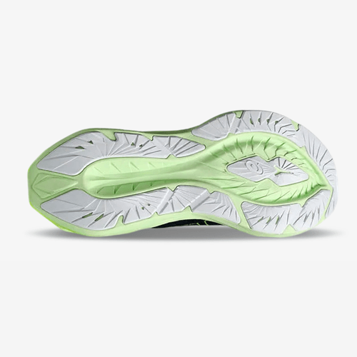 Tenis Asics Novablast 4 Hombre Negro Verde
