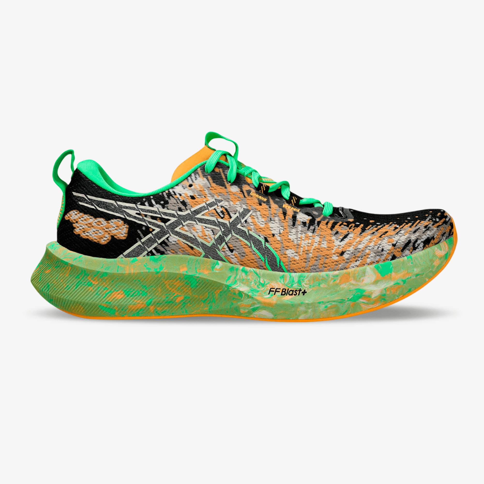 Tenis Asics Noosa Tri 16 Hombre Verde Naranja Negro