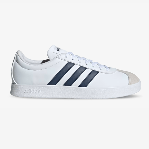 Tenis Adidas Court Base Hombre Blanco Azul