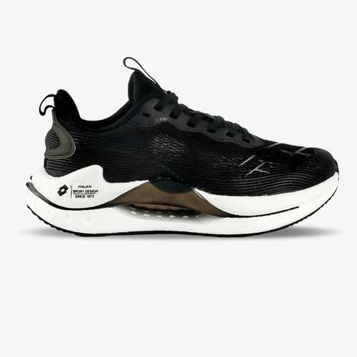 Tenis Lotto Dril Hombre Negro Blanco