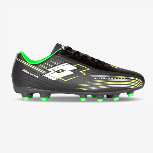 Guayos Lotto Solista Hombre Negro Verde Amarillo