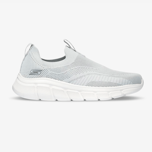 Tenis Bob Flex Hombre Gris Blanco
