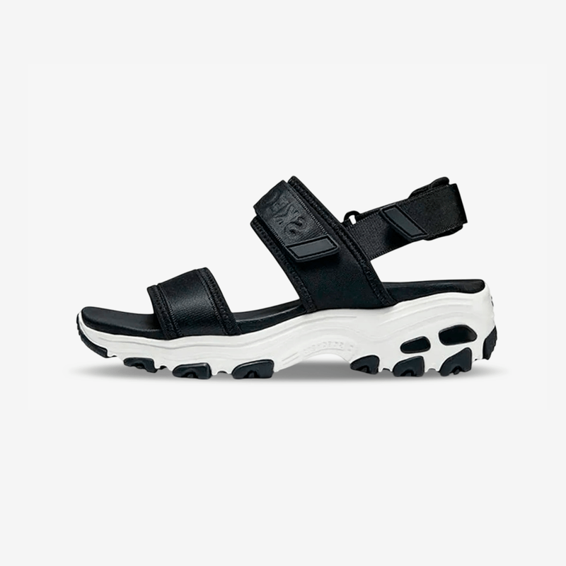 119853-BLK-chanclas-skechers-mujer-negro-blanco-2