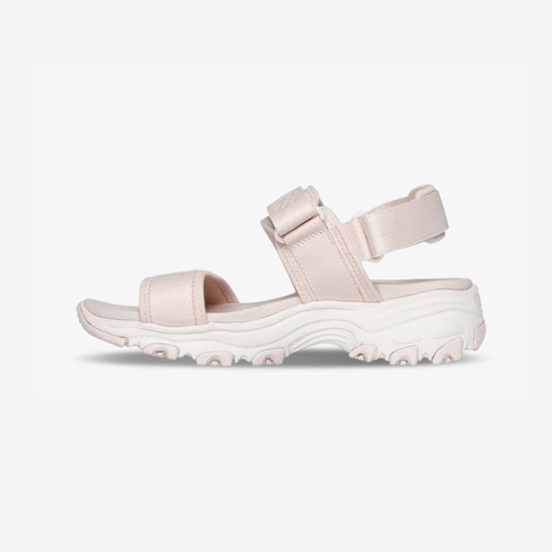 Sandalias Skechers  D Lites Mujer Beige