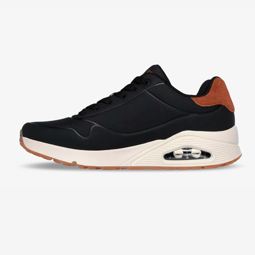 Tenis Skechers Suited On Air Hombre Negro