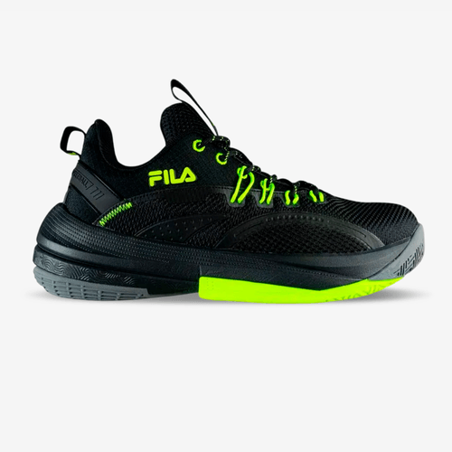 Tenis Fila Lowbort Hombre Negro Verde
