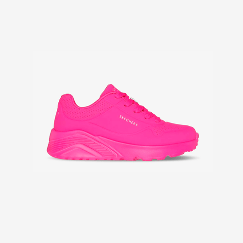 Tenis Skechers Uno Lite Nina Blanco Rosado