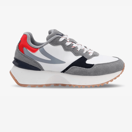 Tenis Fila Baller Hombre Gris Blanco