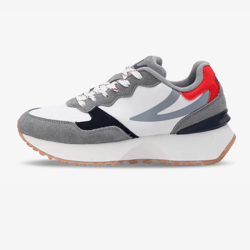 Tenis Fila Baller Hombre Gris Blanco
