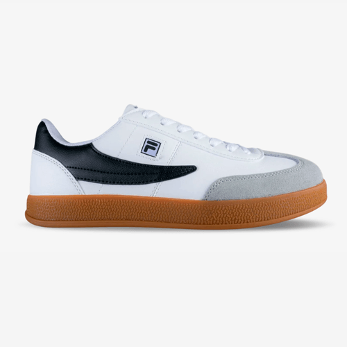Tenis Fila Burter Hombre Blanco Negro