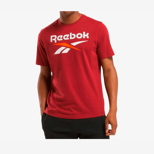Camiseta Reebok Identity Big Hombre Rojo