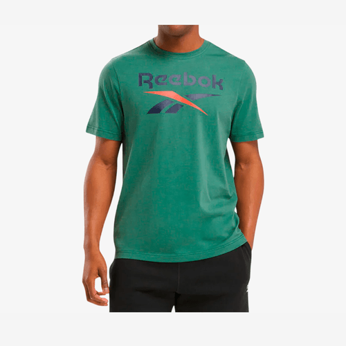 Camiseta Reebok Identity Big Hombre Verde