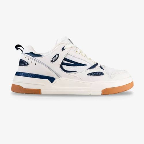 Tenis Fila Walk Hombre Beige Azul