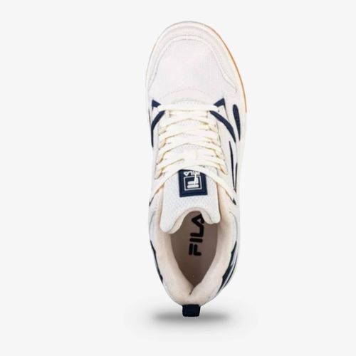 Tenis Fila Walk Hombre Beige Azul