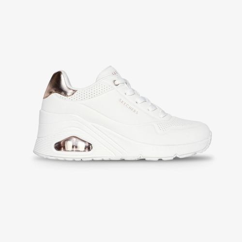Tenis Skechers Dama Uno Wedge Blanco