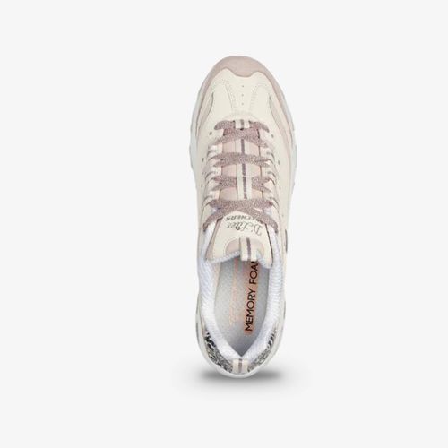Tenis Skechers D'Lites GoldenChic Beige Rosado