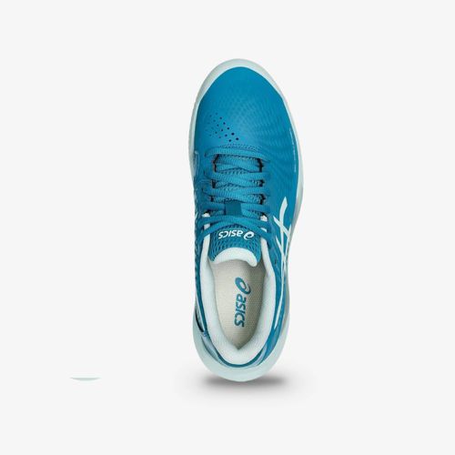 Tenis Asics Gel Challenger 14 Mujer Azul Blanco