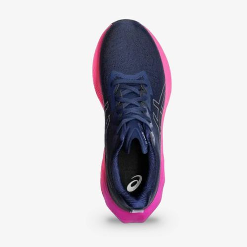 Tenis Asics Novablast 4 Hombre Azul Fucsia