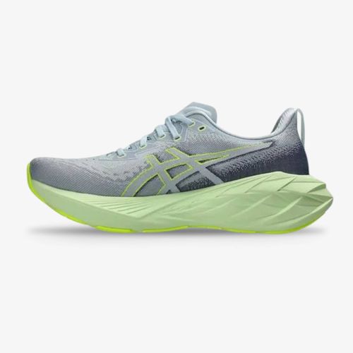 Tenis Asics Novablast 4 Hombre Gris Azul
