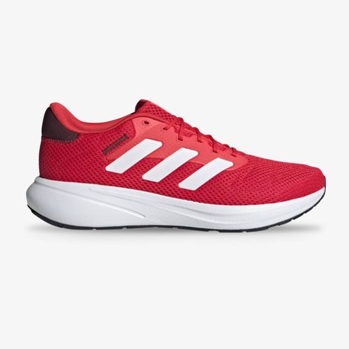 Tenis Adidas Response Runner Unisex Rojo Blanco