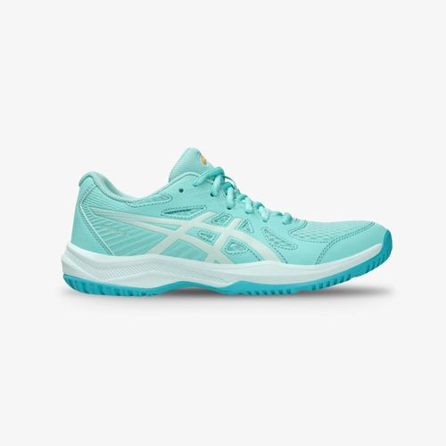 Tenis Asics Upcourt 6 Mujer Azul Blanco
