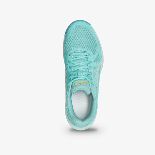 Tenis Asics Upcourt 6 Mujer Azul Blanco