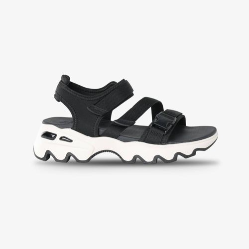 Sandalias Skechers D'Lux Walker Mujer Negro