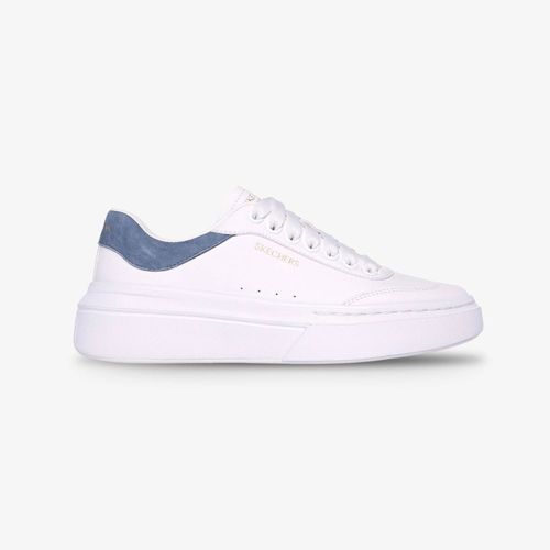 Tenis Skechers Cordova Classics Mujer Blanco Azul