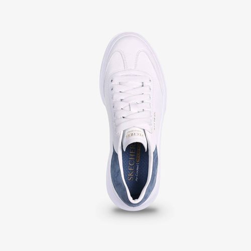 Tenis Skechers Cordova Classics Mujer Blanco Azul
