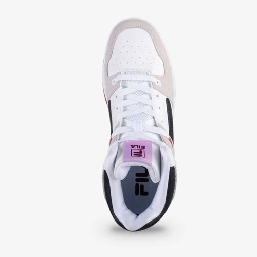 Tenis Fila Groster Hombre Blanco Gris Rojo