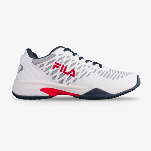 Tenis Fila Court Glide Hombre Blanco Azul Rojo